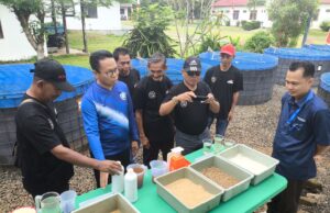 UMKM Perikanan Binaan LPB Hatapa Ikuti Workshop Teknis Budidaya Cacing Sutra di BPBAT Mandiangin