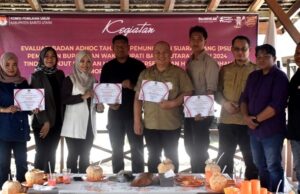 KPU Barito Utara Gelar Evaluasi Badan Adhoc PSU Pilbup 2024, Apresiasi Kinerja PPK se-Kabupaten