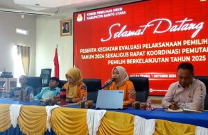 KPU Barito Utara Gelar Evaluasi Pilkada 2024 dan Rakor Pemutakhiran Data Pemilih 2025