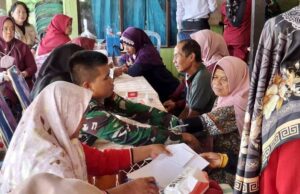 TMMD Ke 126 Dukung Peningkatan Kesehatan Lewat Pendampingan Posyandu dan Posbindu di Desa Jamut