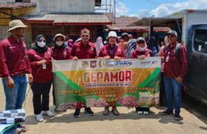 DKPP Barito Utara Gelar Gepamor On The Road di Montallat II, Warga Antusias Sambut Hari Pangan Sedunia