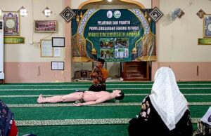 Majelis Taklim Rijalul Amanah Gelar Pelatihan dan Praktik Penyelenggaraan Jenazah
