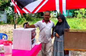 Warga RT 18 Lanjas Gelar Pemilihan Ketua RT Layaknya Pilkada