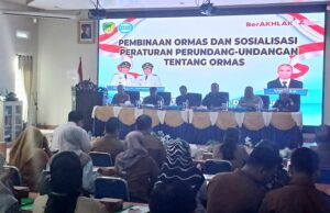 Kesbangpol Barut Gelar Pembinaan dan Sosialisasi Peraturan Perundang-undangan Tentang Ormas