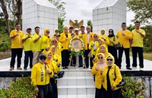Peringati HUT ke-61, Partai Golkar Barito Utara Gelar Ziarah ke Makam Pahlawan