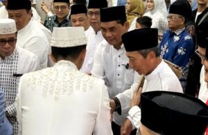 Bupati Barito Utara Hadiri Akad Nikah Putra Gubernur Kalteng H Agustiar Sabran di Palangkaraya