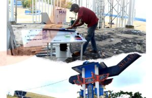 Dinas PUPR Barut Percepat Peningkatan Taman Tugu Selamat Datang Dalam Dukung Wajah Baru Kota Muara Teweh