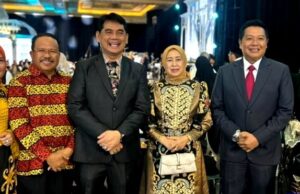 Bupati dan Wakil Bupati Barito Utara Hadiri Resepsi Pernikahan Putra Gubernur Kalteng