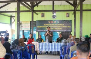 Bupati Barito Utara Apresiasi Kodim 1013 Muara Teweh Atas Program TMMD ke 126
