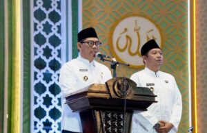 Bupati Barito Utara Sampaikan Laporan Pelaksanaan MTQH XXXIII Kalteng