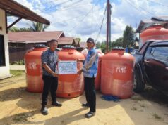 PT MPG Salurkan 10 Unit Tandon Air Untuk Infrastruktur Desa Makunjung
