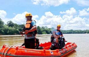Dua Pria Diduga Tenggelam di Sungai Barito Muara Teweh, Tim Gabungan Lakukan Pencarian Intensif