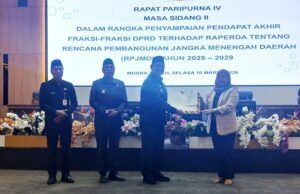 Bupati Apresiasi Persetujuan DPRD terhadap Raperda RPJMD Barito Utara 2025–2029