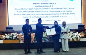 Bupati Barito Utara Sampaikan Apresiasi Atas Rekomendasi DPRD Terhadap LKPJ 2025