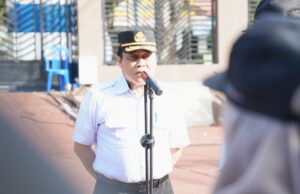 Picu Semangat Kerja, H Ardian Pimpin Apel Perdana Dinas Kominfosandi Barut