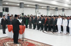 Bupati Barito Utara Tekankan Integritas dan Evaluasi Berkala Kepada 136 Pejabat Yang Dilantik