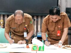 Sertijab Kadis Kominfosandi Barito Utara, H Mochamad Ikhsan Serahkan Jabatan kepada H Ardian