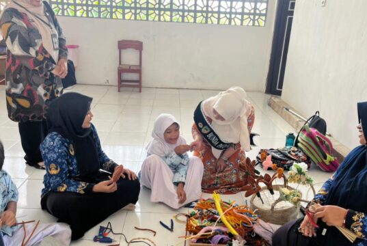 Bunda PAUD Barito Utara Berikan Semangat Peserta Didik Sekolah Khusus Negeri 1 Muara Teweh