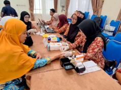 PPNI Barito Utara Gelar Penyuluhan dan Cek Kesehatan Gratis bagi Petugas Kebersihan dan Pegawai DLH