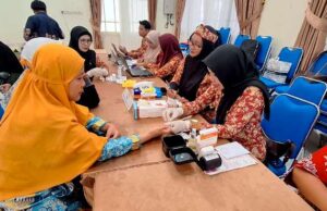 PPNI Barito Utara Gelar Penyuluhan dan Cek Kesehatan Gratis bagi Petugas Kebersihan dan Pegawai DLH