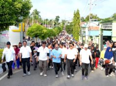 Bupati Barito Utara Hadiri Senam dan Jalan Sehat Hari Bhayangkara ke-80, Perkuat Sinergi Polri dan Masyarakat