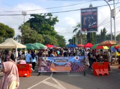 Disdagrin Barut Ajak Masyarakat Ramaikan Car Free Day Bersama Bank Kalteng dan Dukung UMKM Lokal