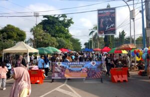 Disdagrin Barut Ajak Masyarakat Ramaikan Car Free Day Bersama Bank Kalteng dan Dukung UMKM Lokal
