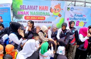 Bunda PAUD Ajak Anak Hidup Sehat dan Ceria Melalui Senam Bersama Peringati Hari Anak Nasional 2026