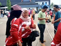 Waket II DPRD Barito Utara Ajak Masyarakat Perkuat Kebersamaan pada Senam Massal dan Pembukaan Futsal Bupati Cup