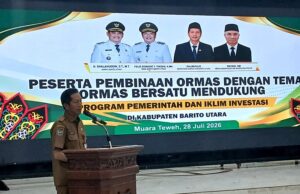 Bupati Ajak Ormas Dukung Program Pemerintah dan Iklim Investasi Di Barito Utara