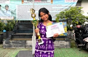 Wakili Kalteng di FLS3N Nasional, Siswi SMPN 1 Muara Teweh Buktikan Kualitas Pendidikan Di Barito Utara Terus Meningkat