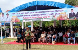 76 Ribu Benih Ikan Ditebar di Perairan Barut Guna Jaga Ekosistem dan Tingkatkan Kesejahteraan Masyarakat