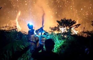 5,06 Hektar Lahan di Barito Utara Terbakar, BPBD Barito Utara Berjibaku Padamkan Karhutla di Tiga Lokasi