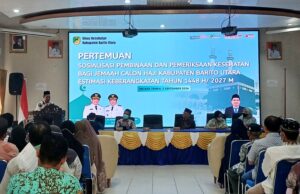 134 Calon Jamaah Haji Barut Ikuti Sosialisasi Pembinaan dan Pemeriksaan Kesehatan