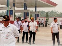 Disdagrin Barito Utara Bersama Tim Satgas Pantau Distribusi BBM di Sejumlah SPBU