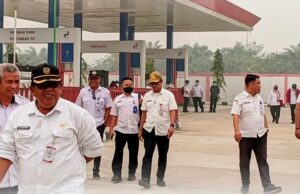 Disdagrin Barito Utara Bersama Tim Satgas Pantau Distribusi BBM di Sejumlah SPBU