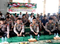 Kapolres Barito Utara Bersama Jajaran Ikuti Ngaji Kebangsaan Virtual Bersama Kapolri dan Gus Baha